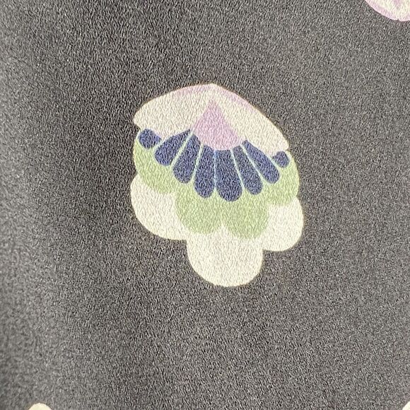 Aritzia Sunday Best Womens Size Small Black Floral Print Long Sleeve Button Down - Picture 6 of 15